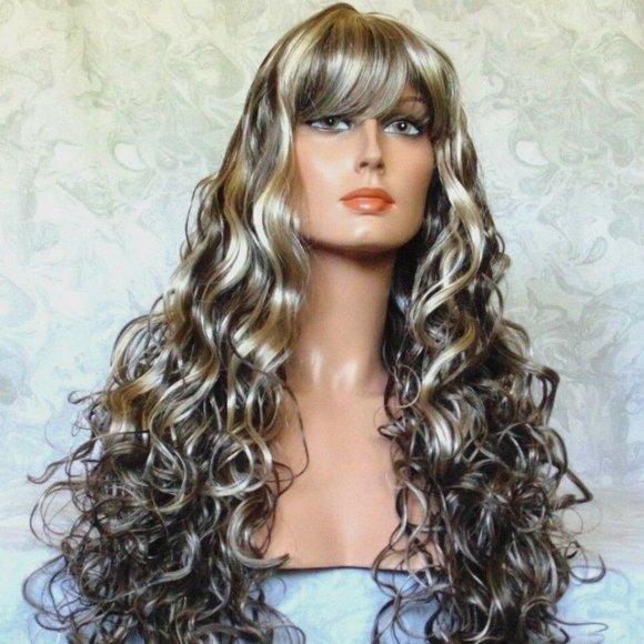 BROWN Long Layers of Soft Sexy Curls 28\